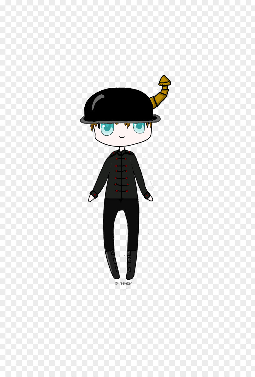 Line Black Hair Headgear Character Clip Art PNG