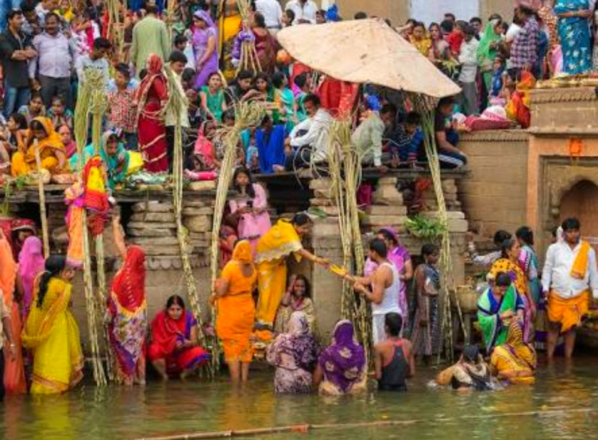 Puja Varanasi Chhath International Mandir Prabhandhak Council Chaitra Chaiti PNG