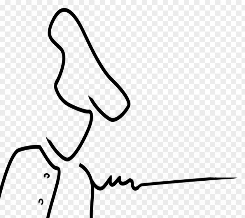 Thumbs Up Line Art Arm PNG