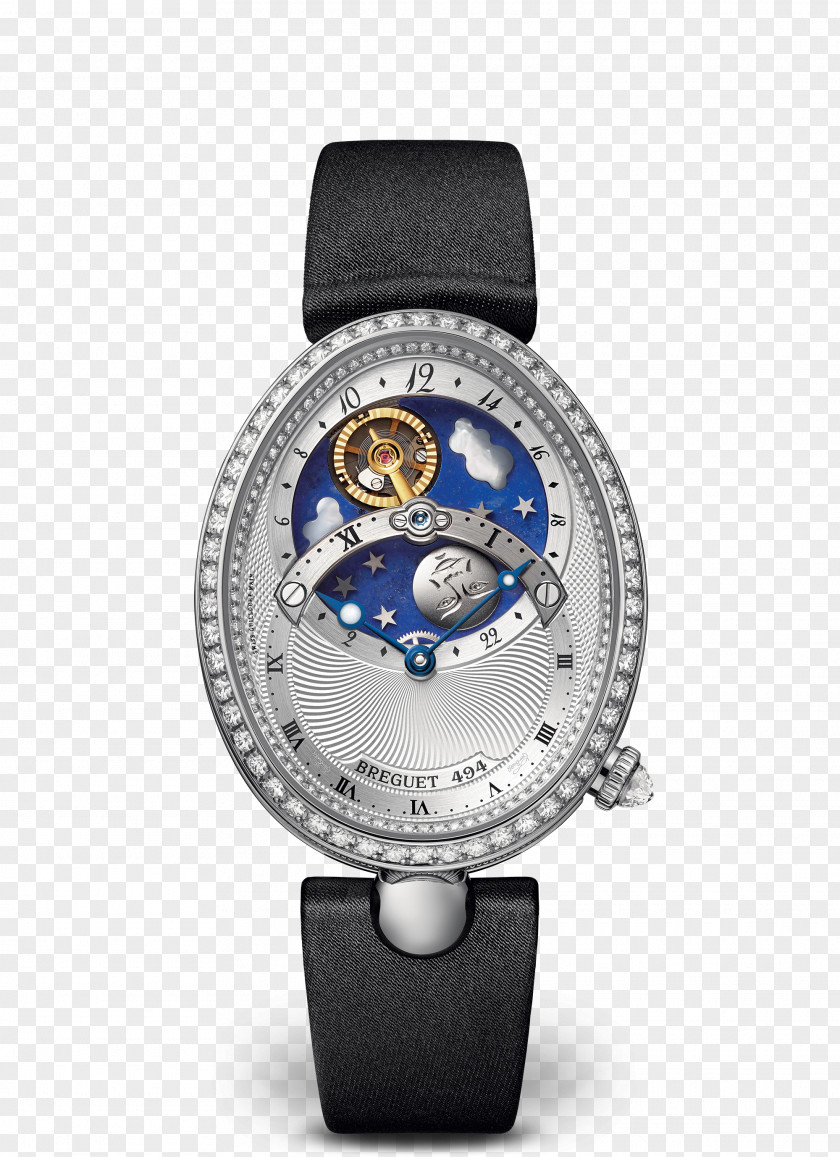 Watch Breguet Naples Clock Białe Złoto PNG