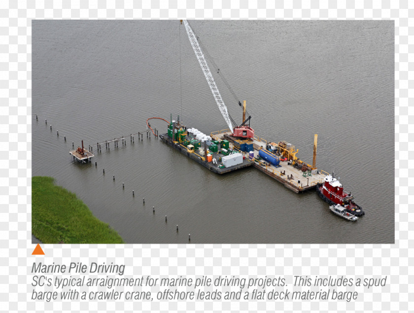 Boats Pile Driver Deep Foundation Architectural Engineering Civil PNG