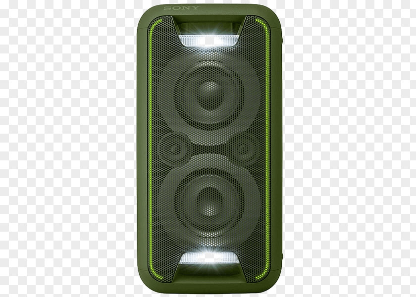 Green Techno Home Audio Wireless Speaker High Fidelity Loudspeaker PNG