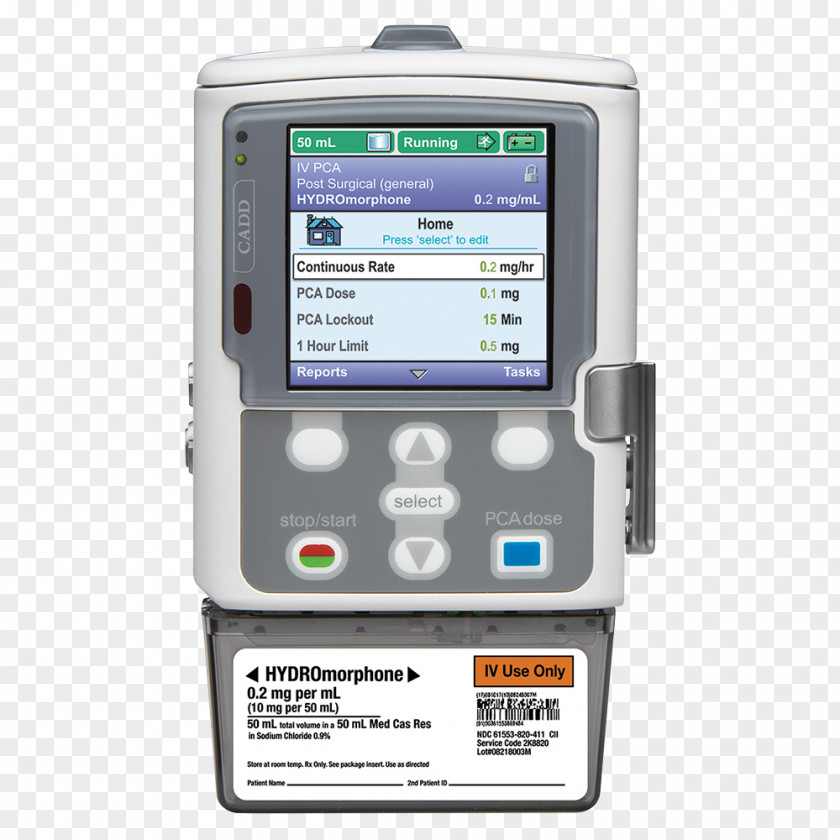 Infusion Pump Patient-controlled Analgesia Intravenous Therapy PNG