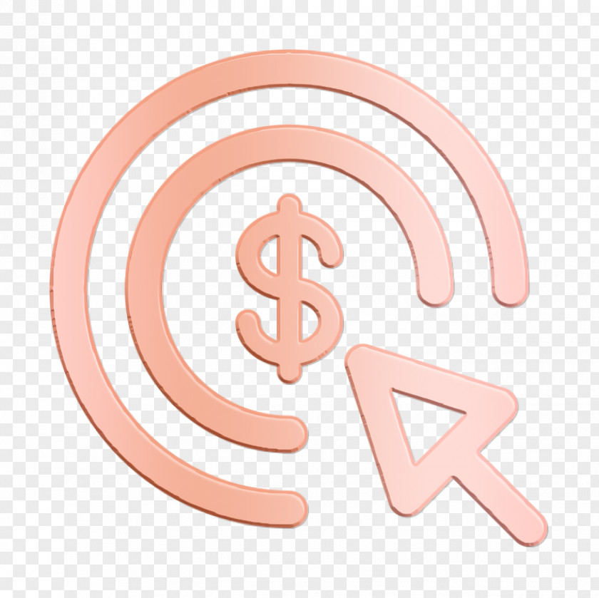 Minimal Ecommerce Icon Money Pay Per Click PNG