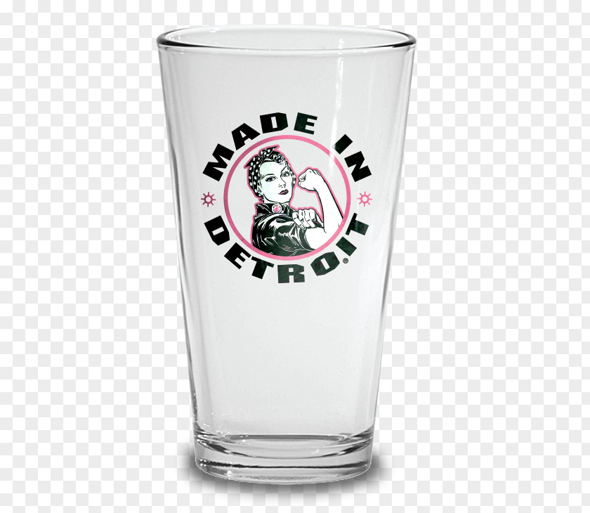 Rosie The Riveter Pint Glass Mug Coffee Cup PNG
