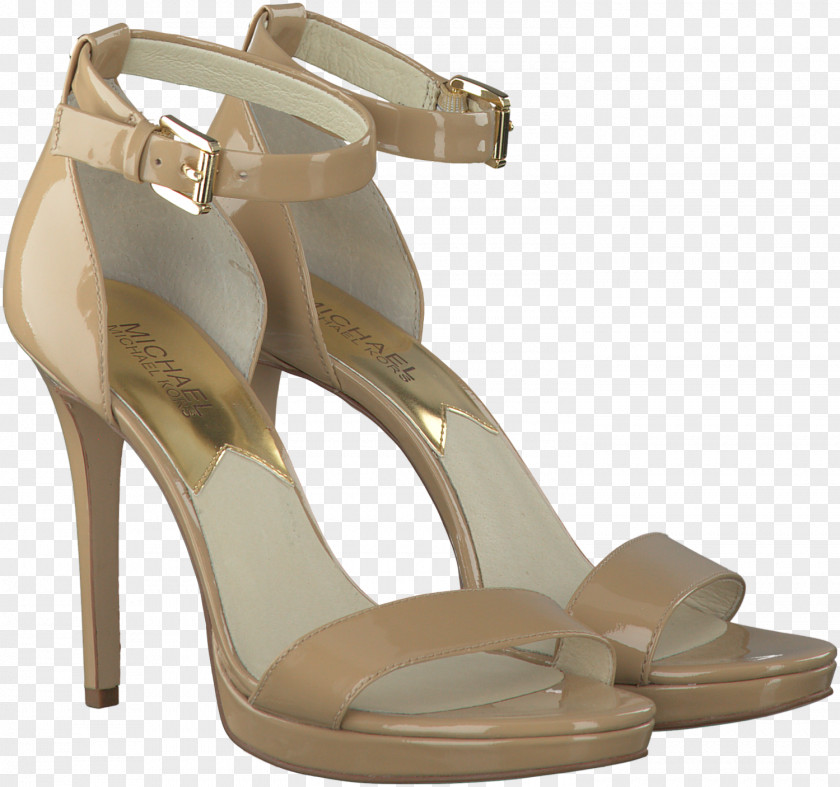 Sandal Footwear High-heeled Shoe Beige PNG