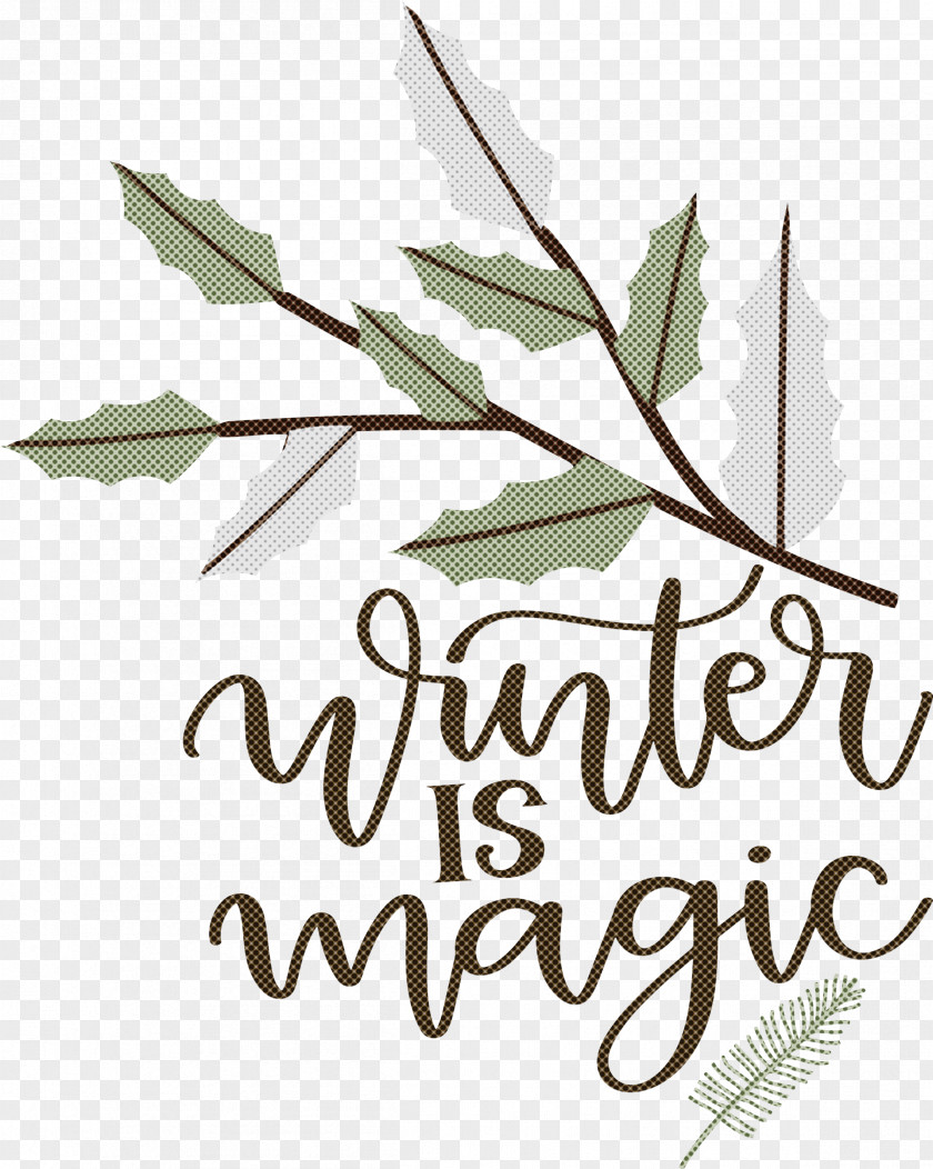 Winter Is Magic Hello PNG