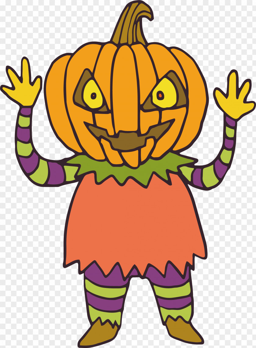 A Pumpkin Head That Makes Faces Jack-o-lantern Halloween Clip Art PNG