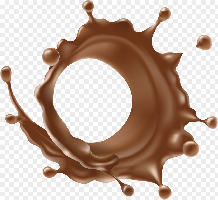 Chocolate Liquid Bezel Euclidean Vector PNG