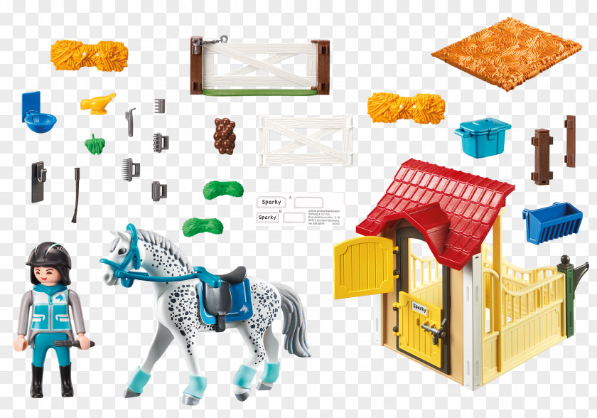 Doll Appaloosa Arabian Horse Playmobil Budynek Inwentarski PNG