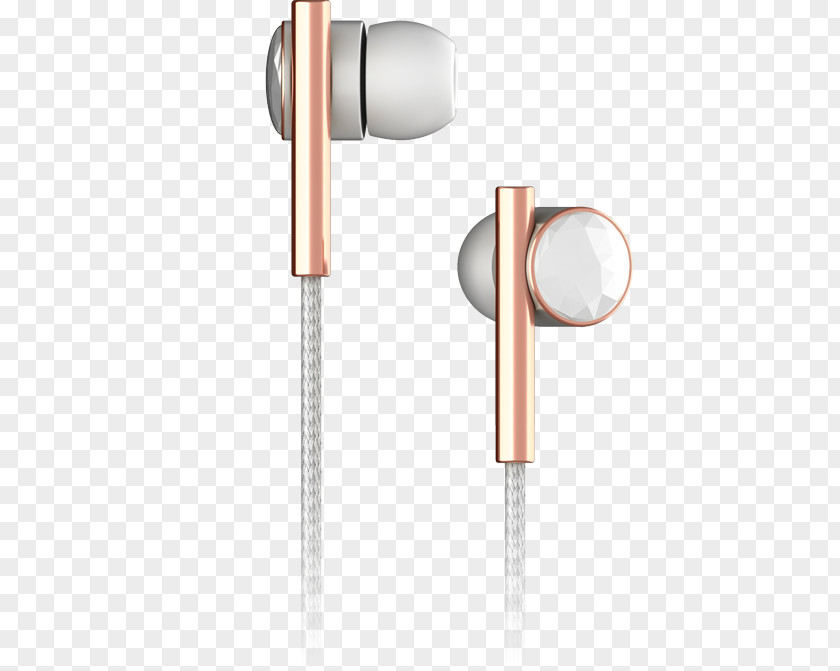 Gold Headphones Écouteur Sound Audio Ear PNG