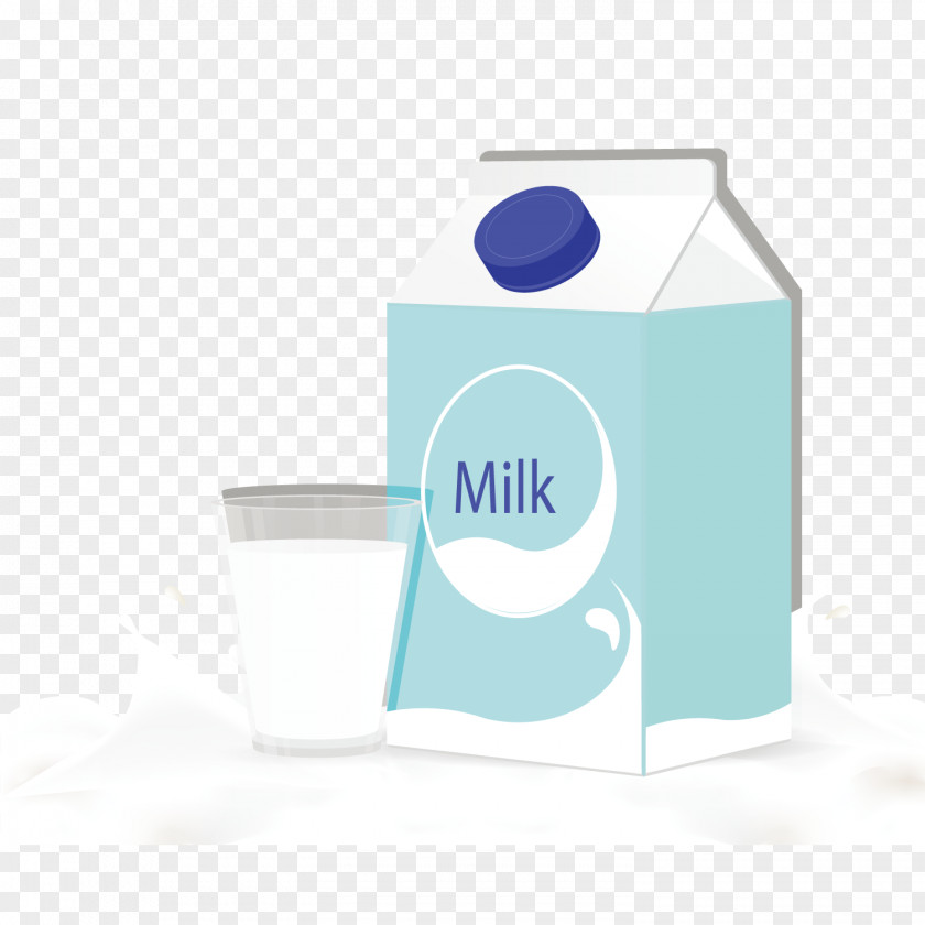 Hand Painted Vector Milk Illustration Packaging And Labeling Box Food PNG