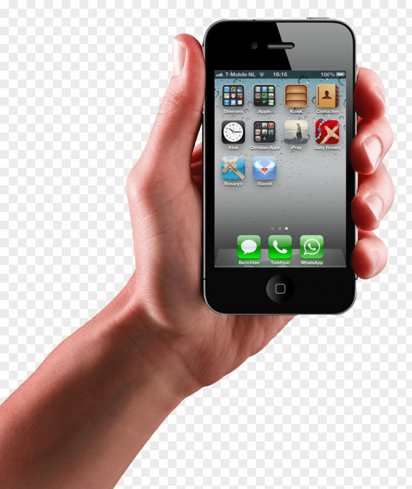 Iphone In Hand Transparent Image PNG