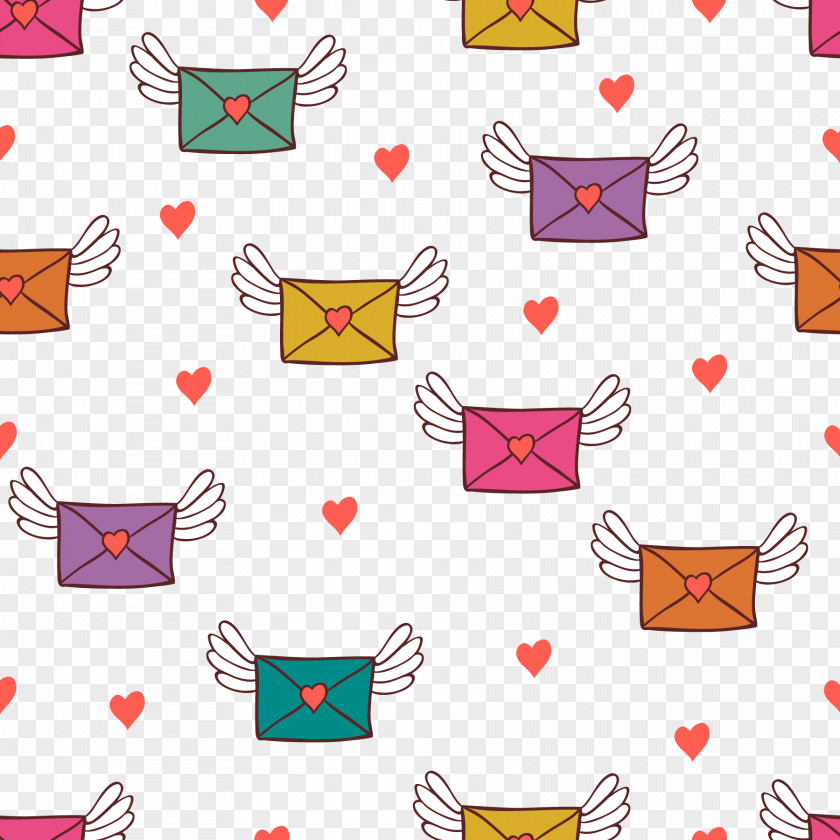 Vector Background Love Letter Illustration PNG