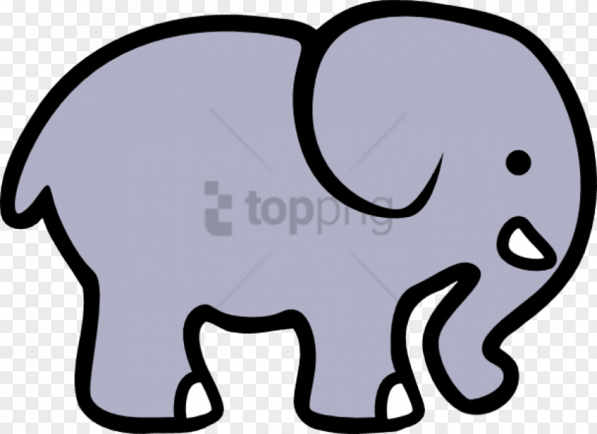 Baby Elephant Transparent Background Clip Art Drawing Cartoon Sketch PNG