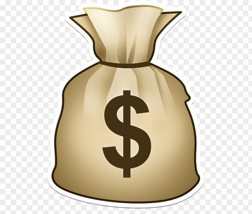 Dollar Material Property Money Bag Emoji PNG