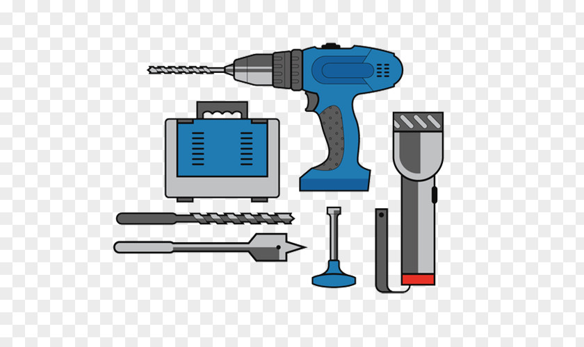 Drill Plug Blue Tools Impact Driver Tool PNG