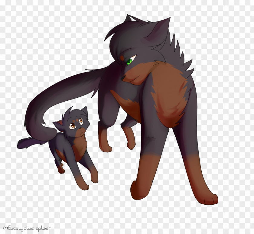 Eucalyptus Cat Warriors Raggedstar Yellowfang Thistleclaw PNG