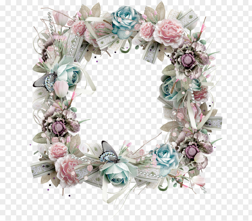 Flower Wreath Cut Flowers Clip Art PNG