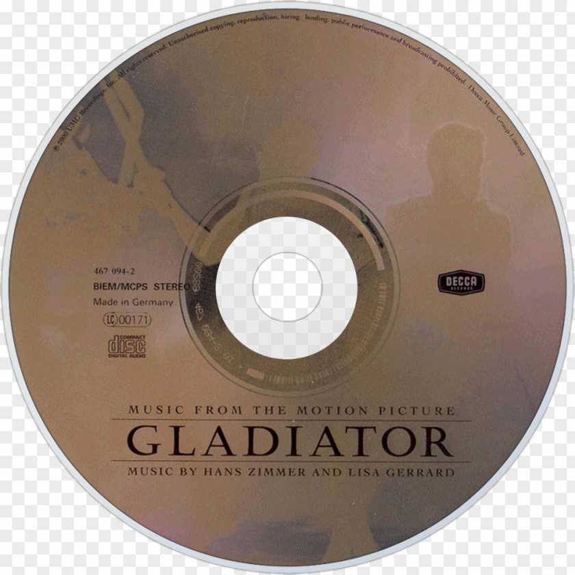 Gladiator Begins Compact Disc Now We Are Free (Gladiator) Musician PNG