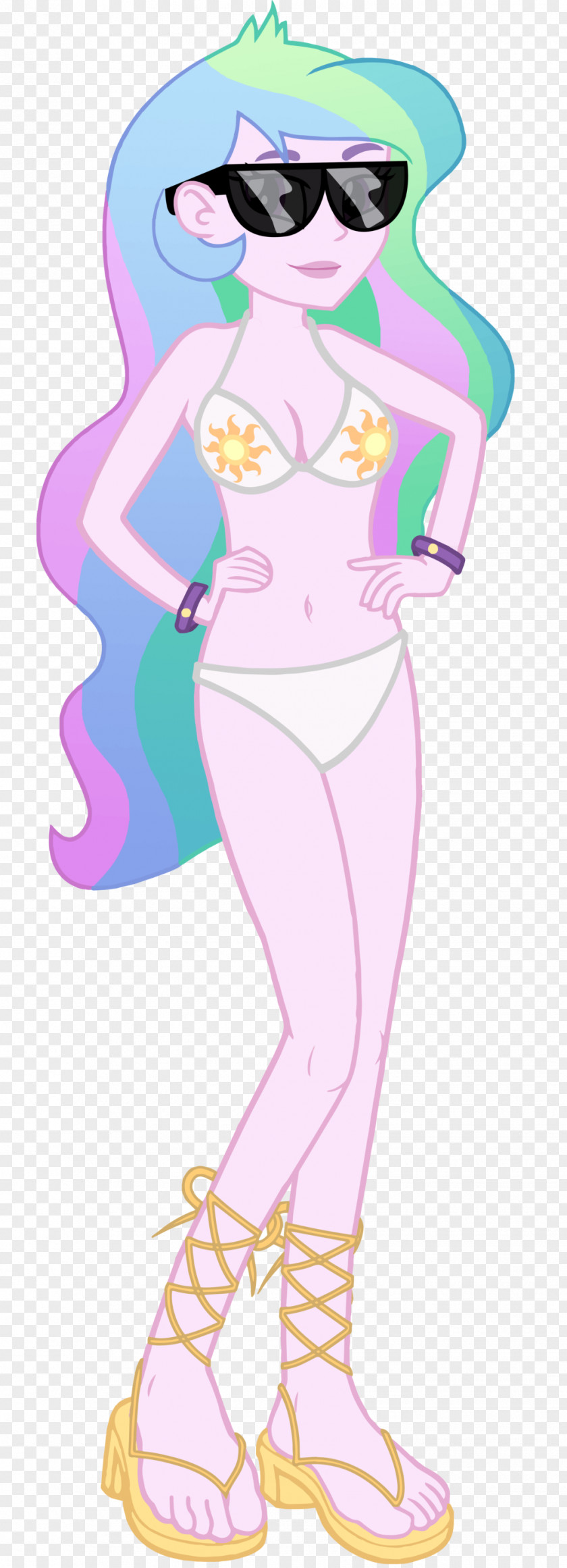 My Little Pony Princess Celestia Pinkie Pie Clothing Pony: Equestria Girls Swimsuit PNG