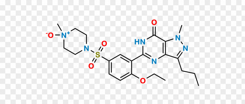 O-desethyl Sildenafil Lactam Impurity Methyl Group PNG