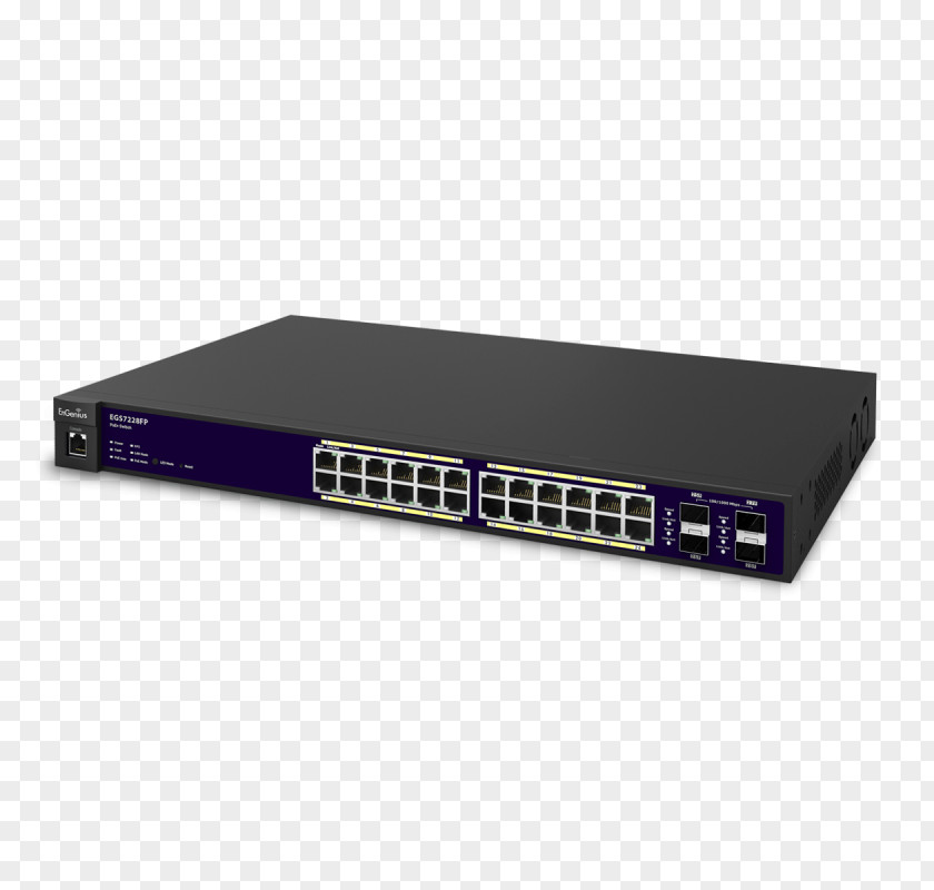 4 Port Switch Power Over Ethernet Network EnGenius EWS Managed Gigabit PoE+ Computer PNG