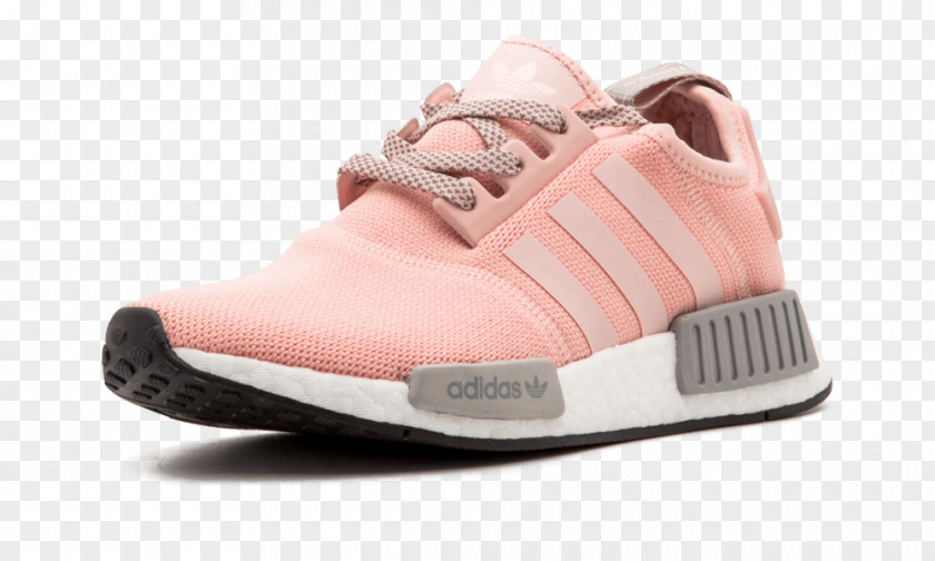 Adidas Womens NMD R1 W Shoes Offspring BY3059 Vapour Pink Light Onix SZ8 US NMD_R1 Primeknit ‘Footwear PNG