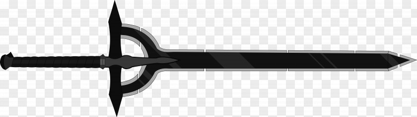 Long Knife Sword Ranged Weapon Line PNG