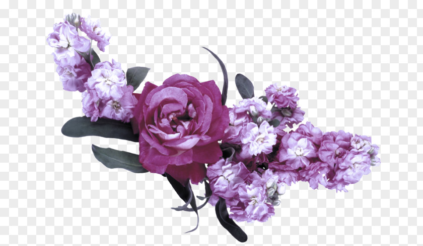Petal Bouquet Lavender PNG