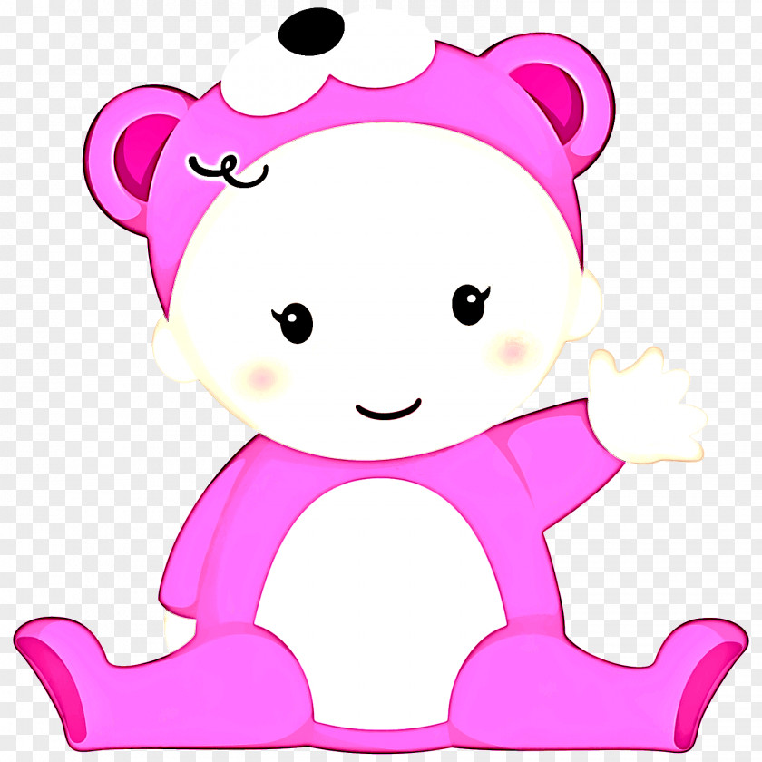 Animal Figure Sticker Pink Clip Art Cartoon PNG