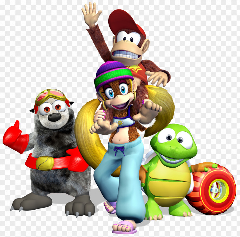 Donkey Kong Diddy Racing DS 64 Jr. PNG