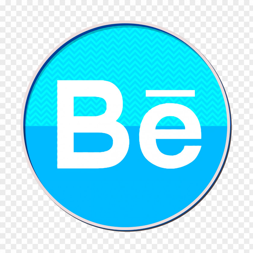 Electric Blue Logo Behance Icon PNG