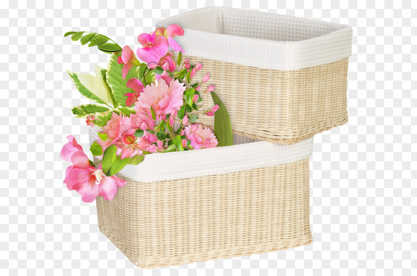 Flower Basket Art Clip PNG
