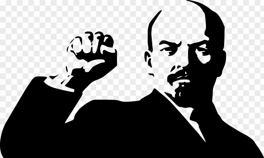 Lenin Black Drawing PNG clipart PNG