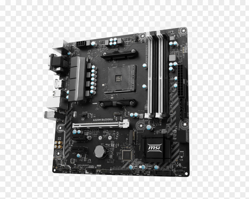 Am4 Motherboards A320 Socket AM4 MicroATX Micro-Star International Motherboard PNG