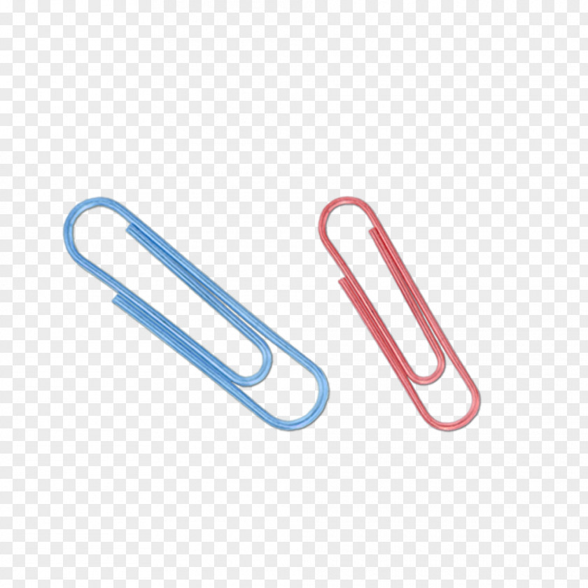 Blue Pink Paperclip Material Paper Safety Pin PNG