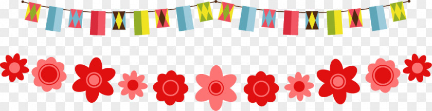 Color Decorative Hanging Flag Pictures Ribbon Computer File PNG