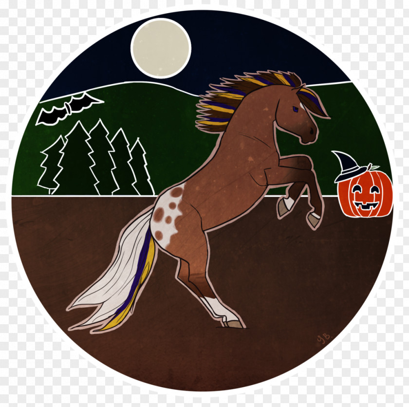 Halloween Night Ford Mustang Freikörperkultur Animated Cartoon Horse PNG