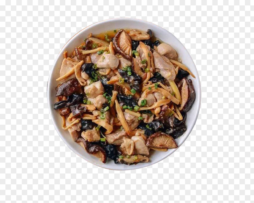 Mushrooms Steamed Chicken Chinese Cuisine Vegetarian Hainanese Rice Asian Steaming PNG