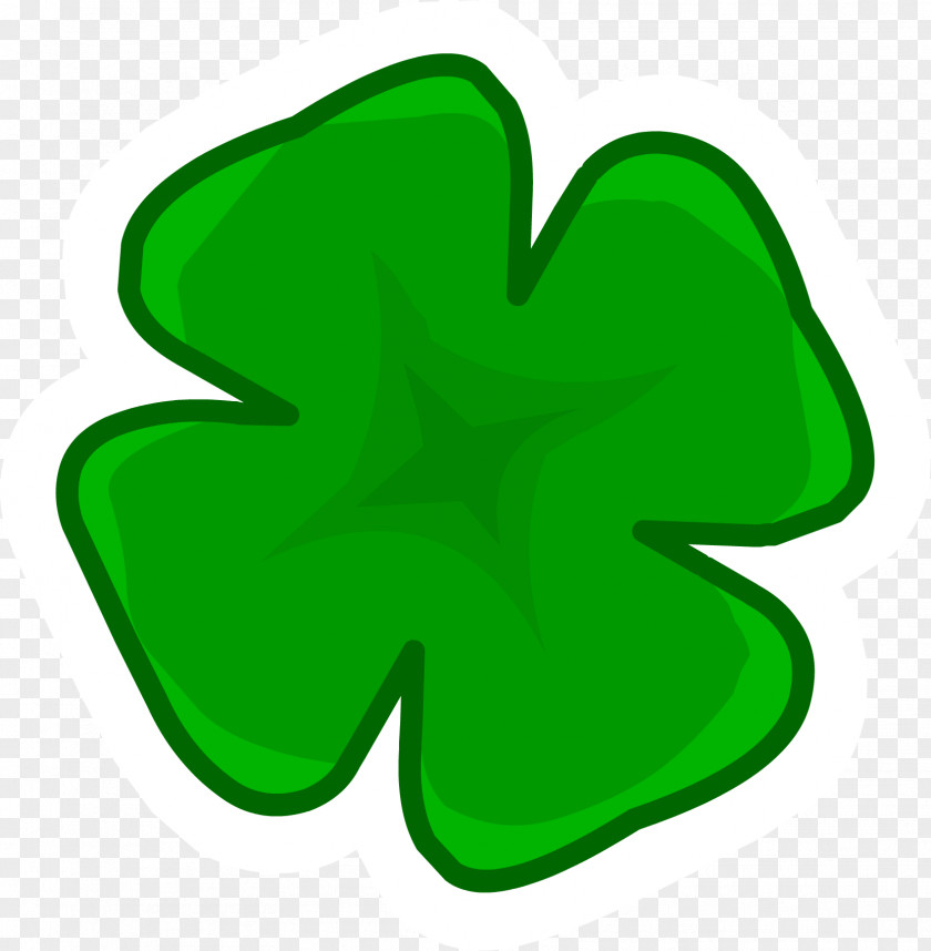 Shamrock Club Penguin Four-leaf Clover Symbol PNG