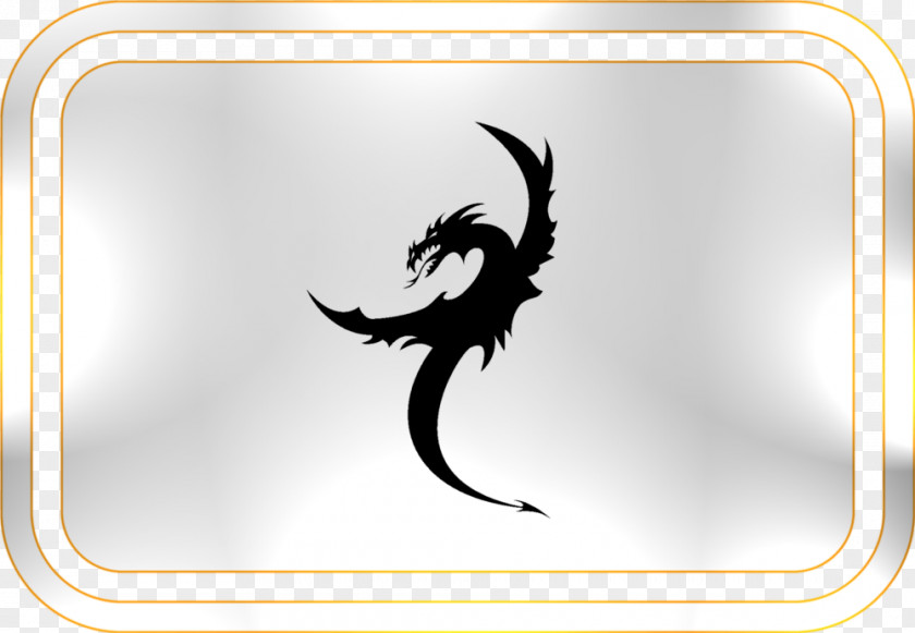 Silhouette Line Legendary Creature Clip Art PNG