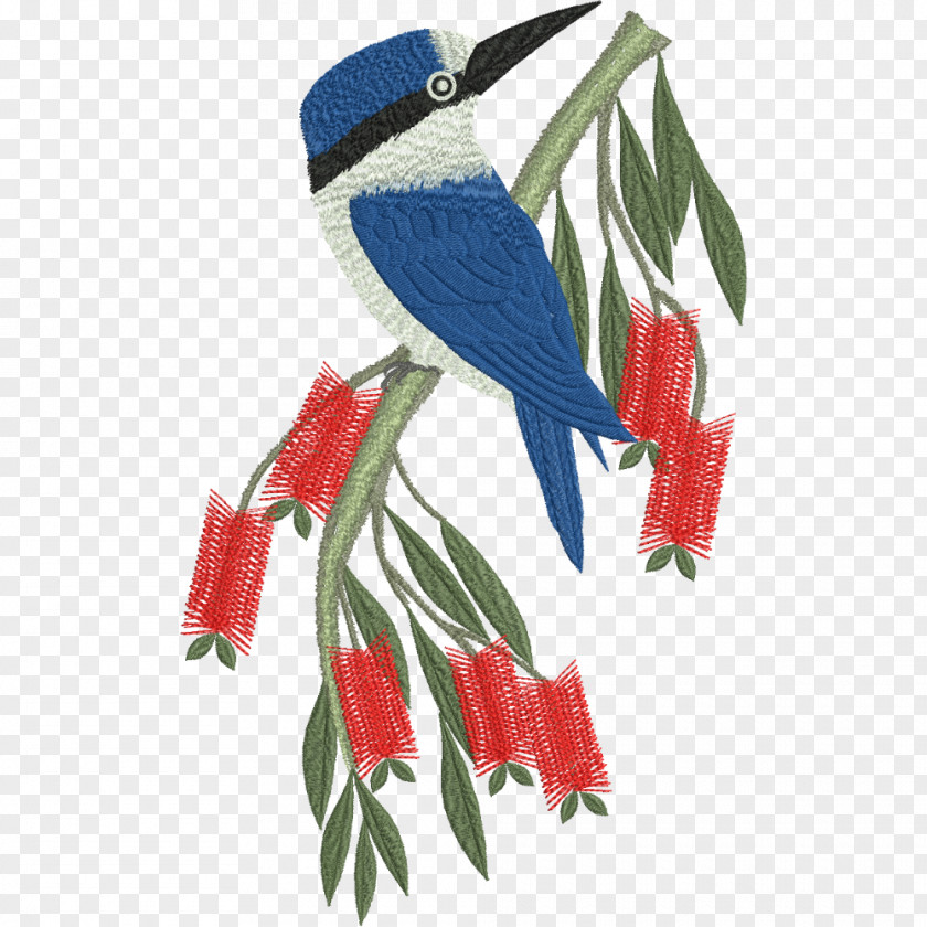 Bird Machine Embroidery Parrot Pattern PNG