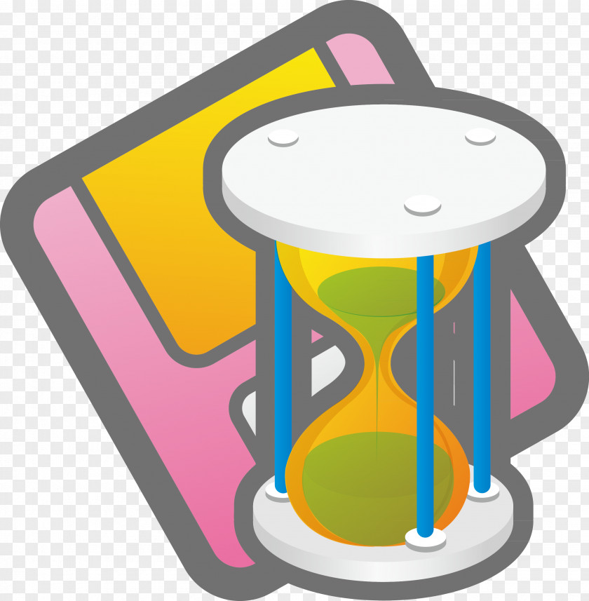 Cartoon Hourglass Drawing PNG