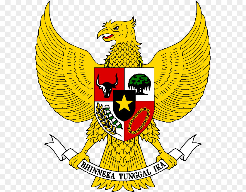 Garuda Pancasila National Emblem Of Indonesia Coat Arms PNG