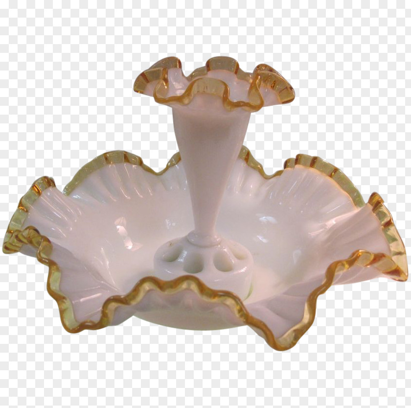 Glass Platter Decanter Cameo Epergne PNG