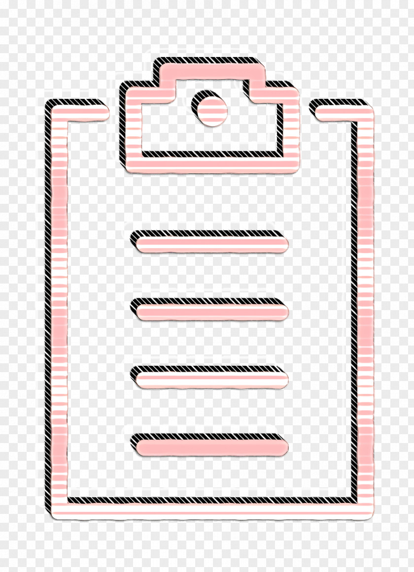 Commerce Icon Universal 13 Clipboard With List PNG