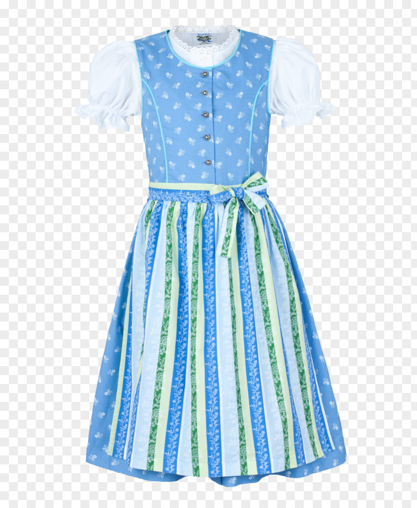 Dirndl Isar-Trachten Folk Costume Dress Apron PNG