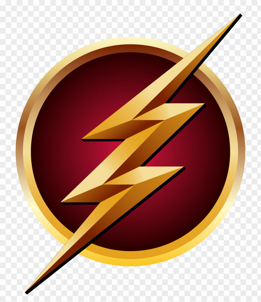 Flash The Logo Superhero Decal PNG
