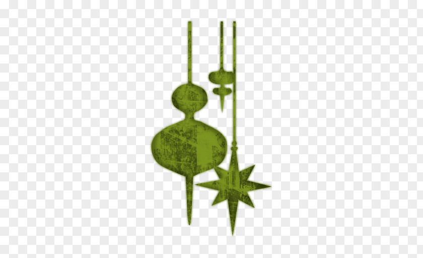 Leaf Christmas Ornament Green PNG